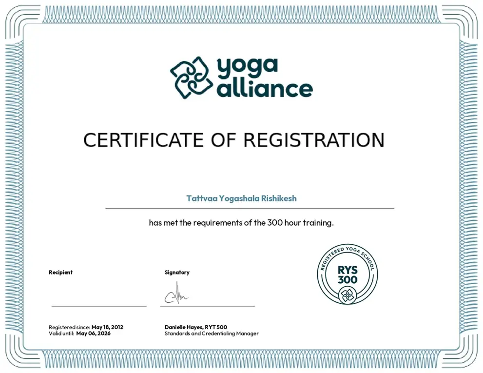 Tattvaa Yogashala' Yoga Certfication In India Yoga Certfication