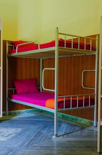 Student accommodation at Tattvaa Yogashala, Rishikesh