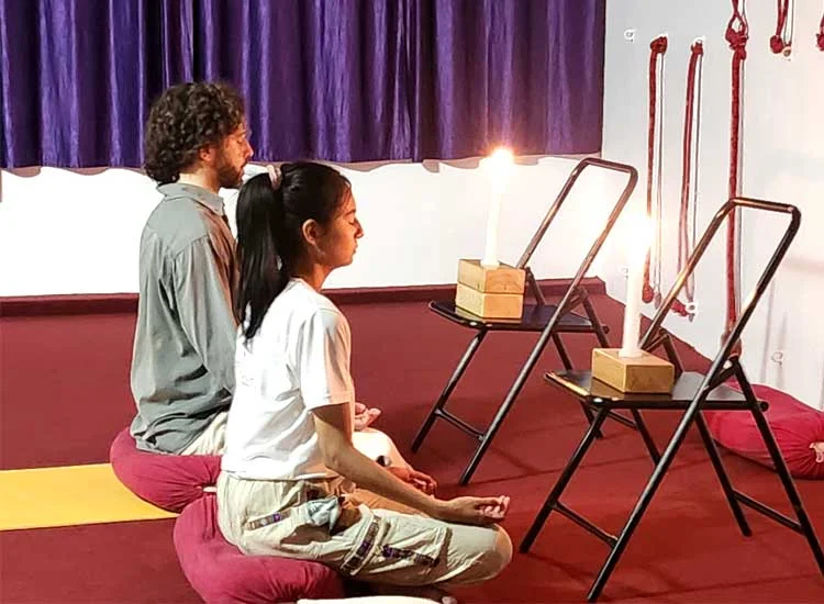 A yoga retreat on the banks of the Ganga at Tattvaa Yogashala, Rishikesh