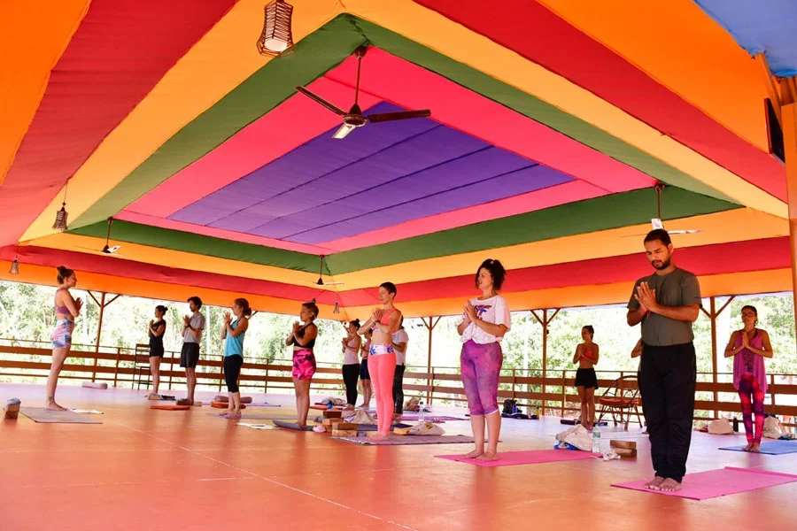 Students At 300 Hour Yoga Training In Kerala