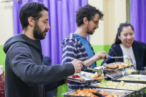 Sattvic vegetarian meals served on retreat at Tattvaa Yogashala