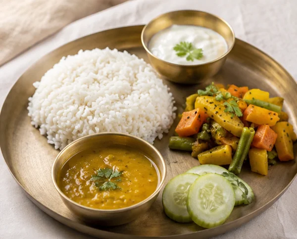 Fresh vegetarian food